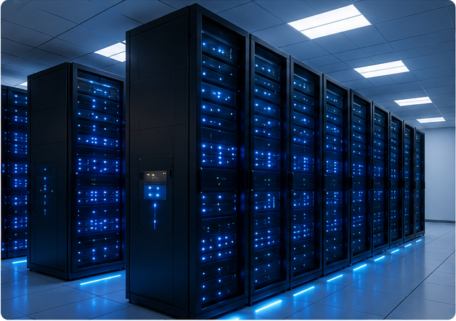 Data center server room