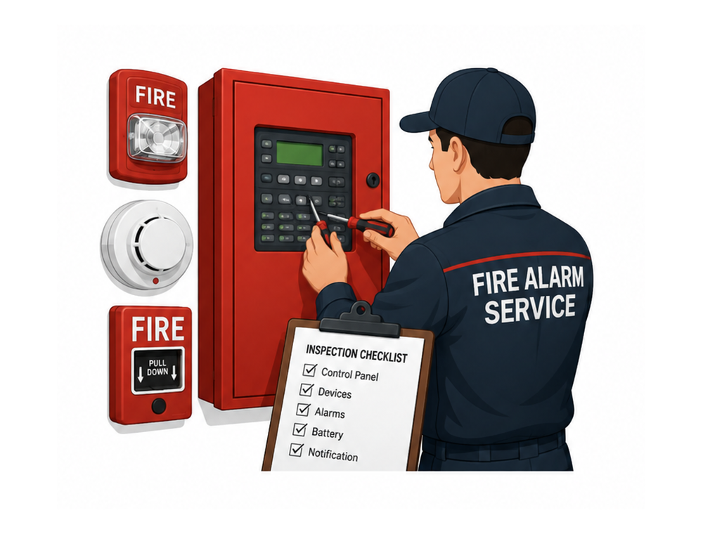 Fire protection service and maintenance